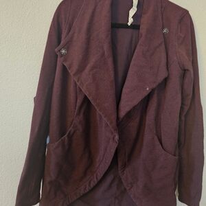 Lululemon Athletica Rich Purple Knit Top